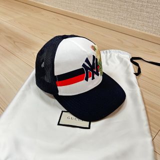 【新品】グッチ × NY ヤンキース ベースボールキャップ