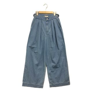 ヤヌーク(YANUK)の美品 ヤヌーク YANUK ワイドデニムパンツ    レディース M(デニム/ジーンズ)