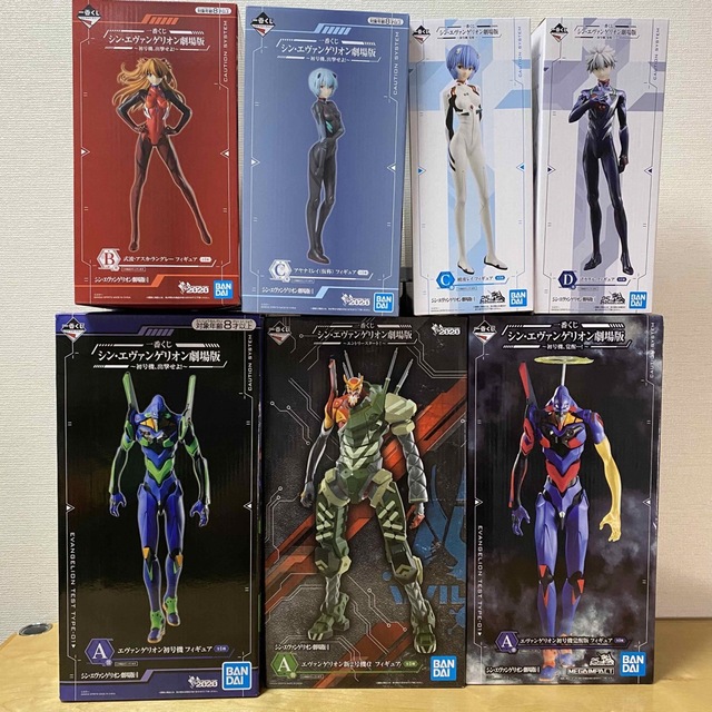 BANDAI(バンダイ)の《一番くじ》EVANGELION フィギュア＋おまけ13点セット エンタメ/ホビーのフィギュア(アニメ/ゲーム)の商品写真