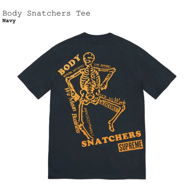 Supreme Body Snatchers Tee Navy ネイビー　Ｍ