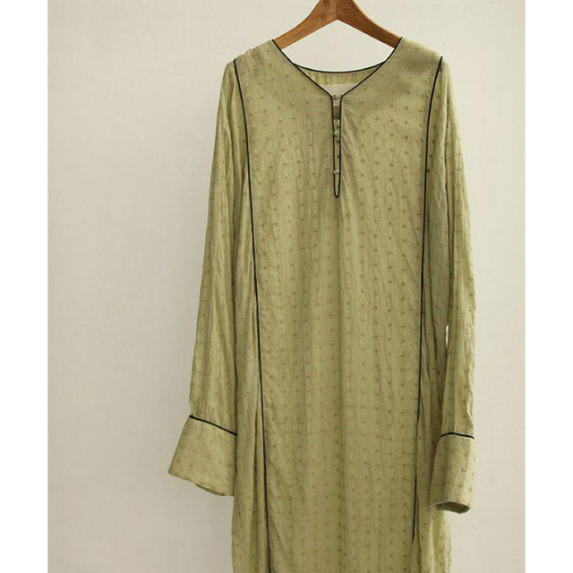 TODAYFUL(トゥデイフル)のtodayful Embroidery Voile Dress ライトグリーン レディースのワンピース(ロングワンピース/マキシワンピース)の商品写真