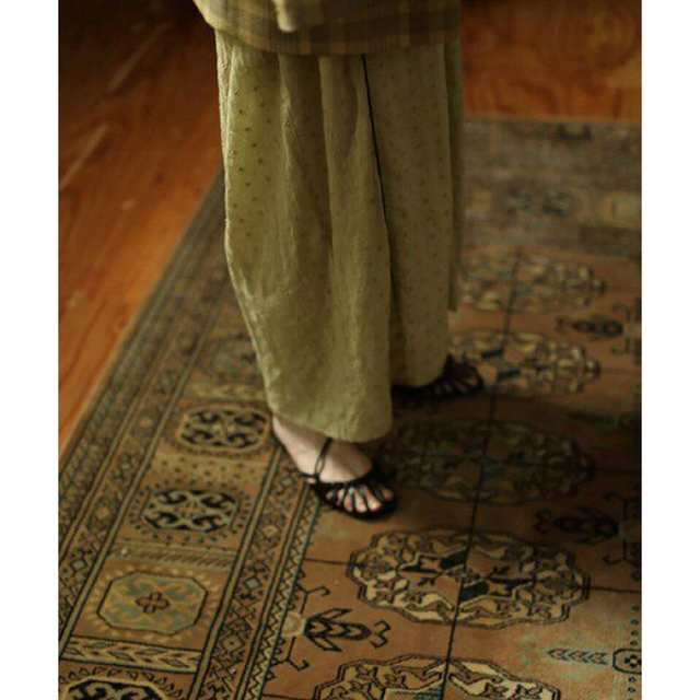 TODAYFUL(トゥデイフル)のtodayful Embroidery Voile Dress ライトグリーン レディースのワンピース(ロングワンピース/マキシワンピース)の商品写真