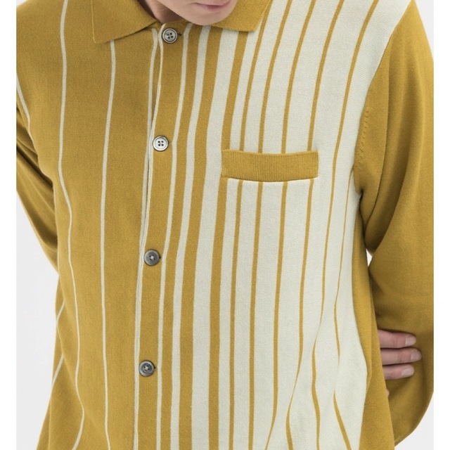 STUSSY STRIPED KNIT SHIRT