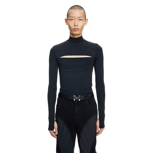 Mugler H&M カットアウト ジャージートップス 完売品