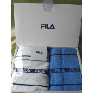 フィラ(FILA)のFILA☆フェイスタオル2枚セット♪箱入りギフト(タオル/バス用品)