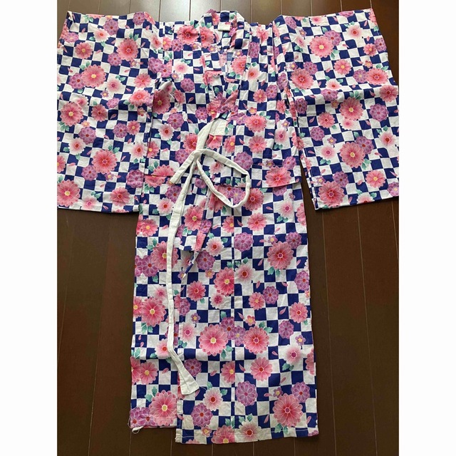 【TOMOKO様専用】女児用浴衣　110センチ　ゆかた　着物 キッズ/ベビー/マタニティのキッズ服女の子用(90cm~)(甚平/浴衣)の商品写真