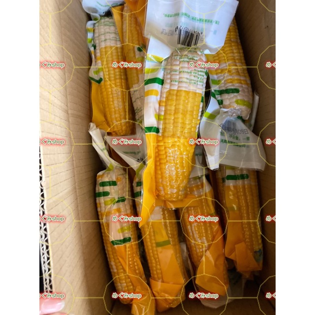 158.新入荷♪黄糯とうもろこし軸付き【40本入り・1ケース】もち糯玉米 ... 新入荷♪糯とうもろこし軸付き【黄20本と白20本】40本入り1ケースもち糯玉米棒