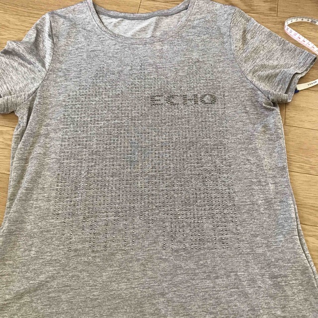 ECHO(エコー)のECHOインターナショナル ラインストーンT 最終値下げ レディースのトップス(Tシャツ(半袖/袖なし))の商品写真