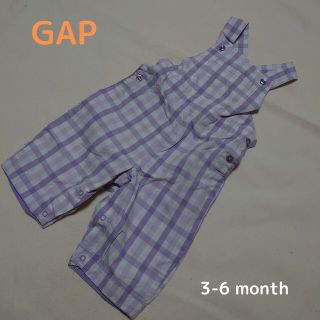 ベビーギャップ(babyGAP)の【baby-GAP】 オーバーオール(3-6month)(カバーオール)