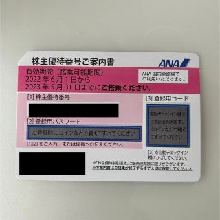 エーエヌエー(ゼンニッポンクウユ)(ANA(全日本空輸))のANA 株主優待券(その他)