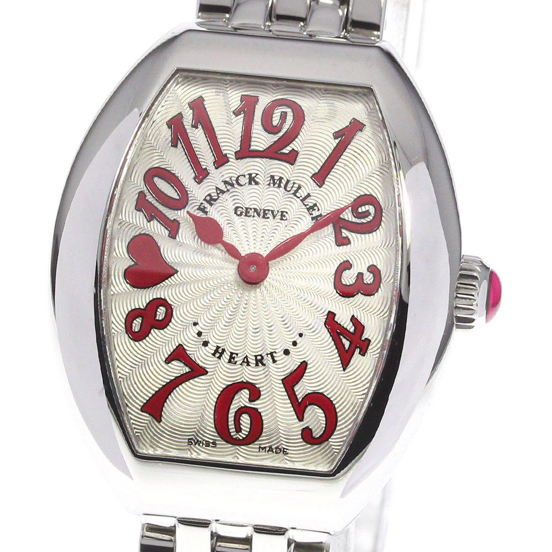 フランクミュラー FRANCK MULLER 5002SQZC9HJRED ハート トゥ ハート トレゾ クォーツ レディース 良品 箱・保証書付き_749505