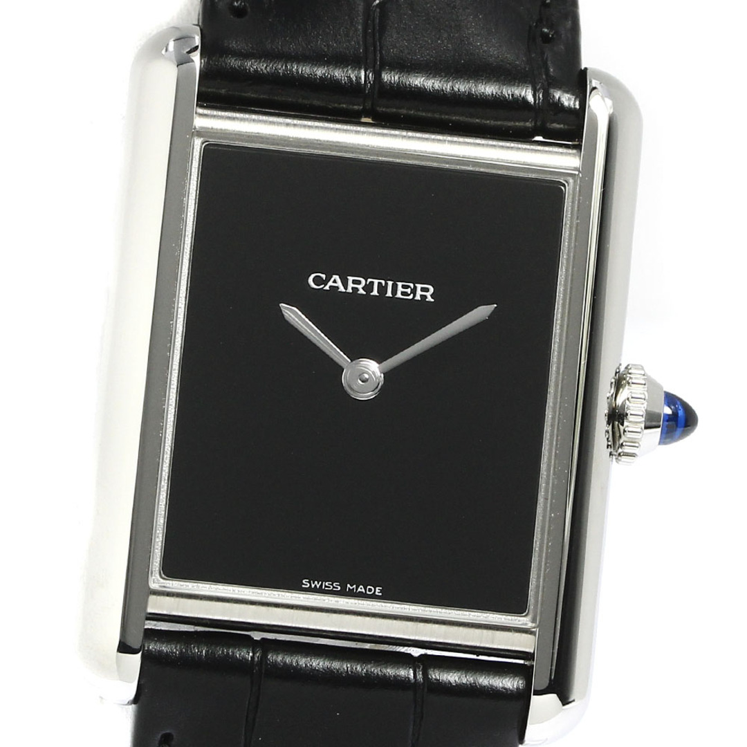 未使用品】 Cartier 箱・保証書付き_751052 極美品 ボーイズ クォーツ LM タンクマスト WSTA0072 CARTIER カルティエ  腕時計(アナログ)