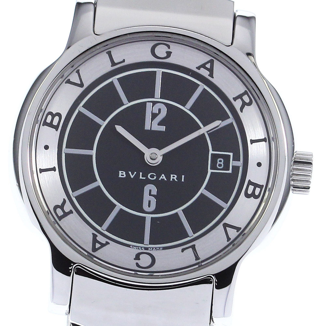 ブルガリ BVLGARI ST29S ソロテンポ デイト クォーツ レディース 良品 箱付き_749535