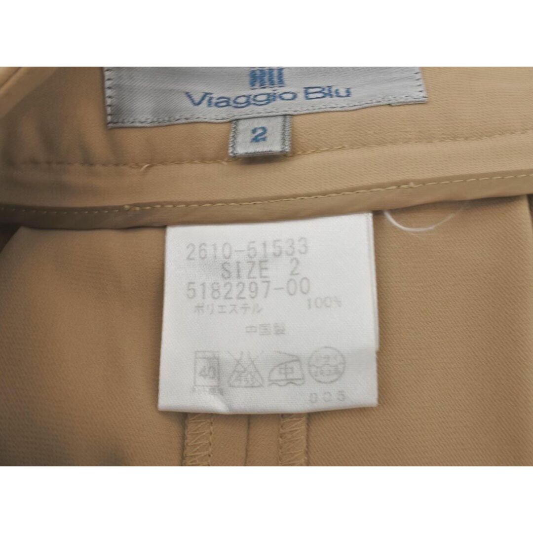 VIAGGIO BLU(ビアッジョブルー)のビアッジョブルー ガウチョ パンツ size2/ベージュ ■◇ レディース レディースのパンツ(その他)の商品写真