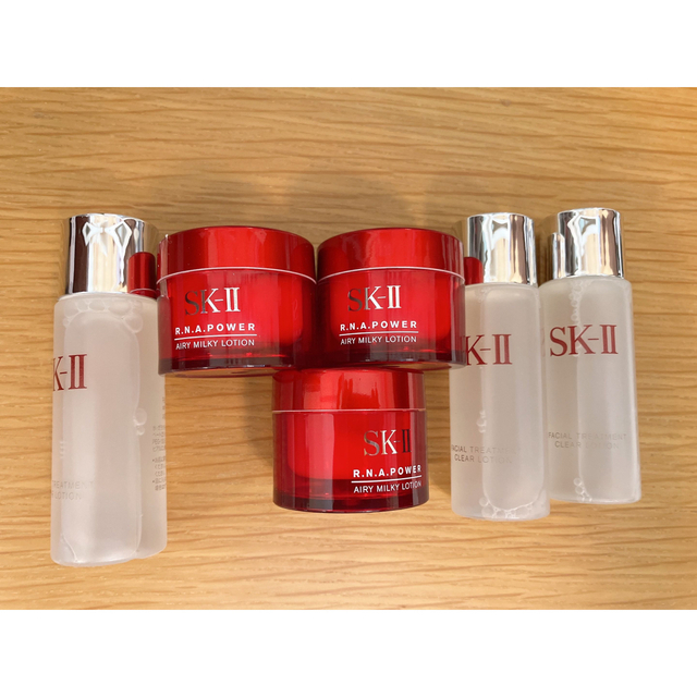 SK-II(エスケーツー)のsk2 ミニ クリアローション3本　美容乳液3つ コスメ/美容のキット/セット(サンプル/トライアルキット)の商品写真