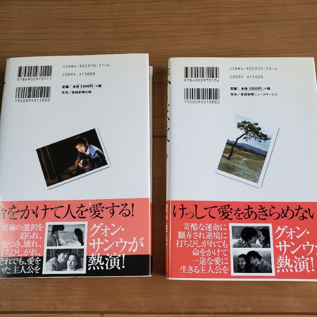 クォン・サンウ 悲しき恋歌 上下 2巻セット エンタメ/ホビーの本(文学/小説)の商品写真