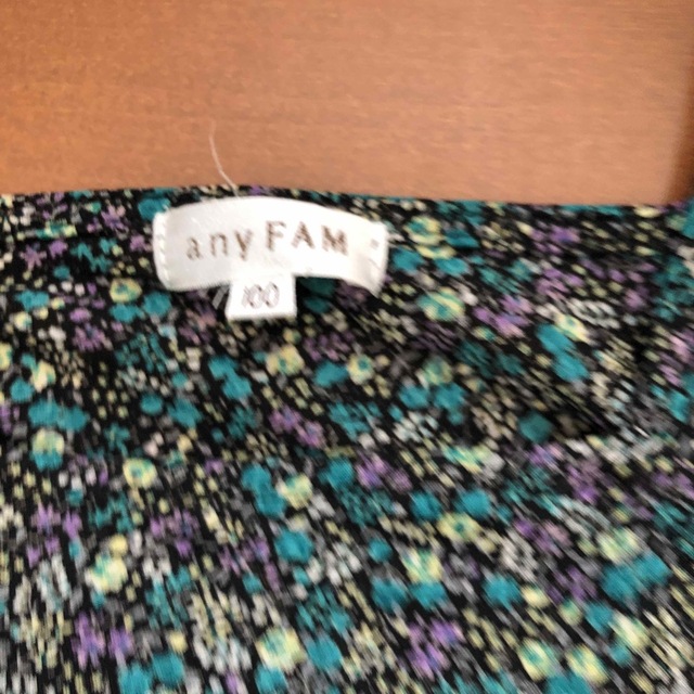 anyFAM(エニィファム)のノースリーブ　100cm キッズ/ベビー/マタニティのキッズ服女の子用(90cm~)(Tシャツ/カットソー)の商品写真