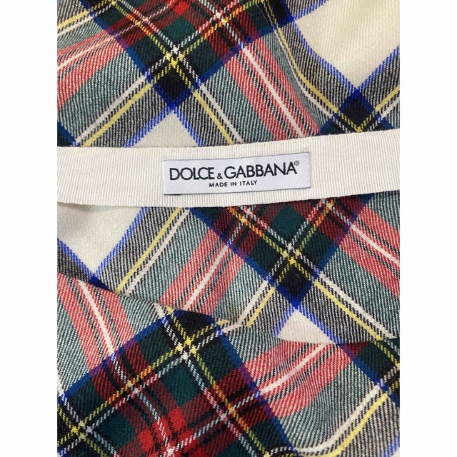 DOLCE & GABBANA チェック　タイトスカート