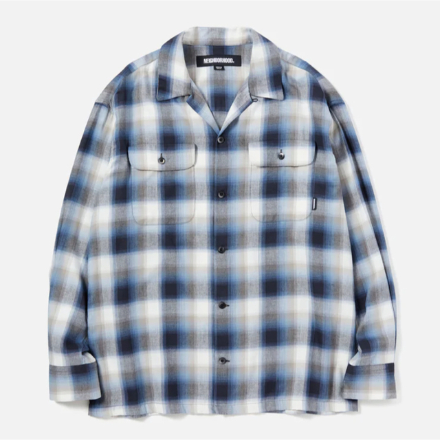 NEIGHBORHOOD BLOCKOMBRE SHIRT LS