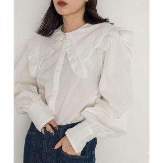 ダブルクローゼット(w closet)のフリルセーラーカラー衿ブラウス(シャツ/ブラウス(長袖/七分))