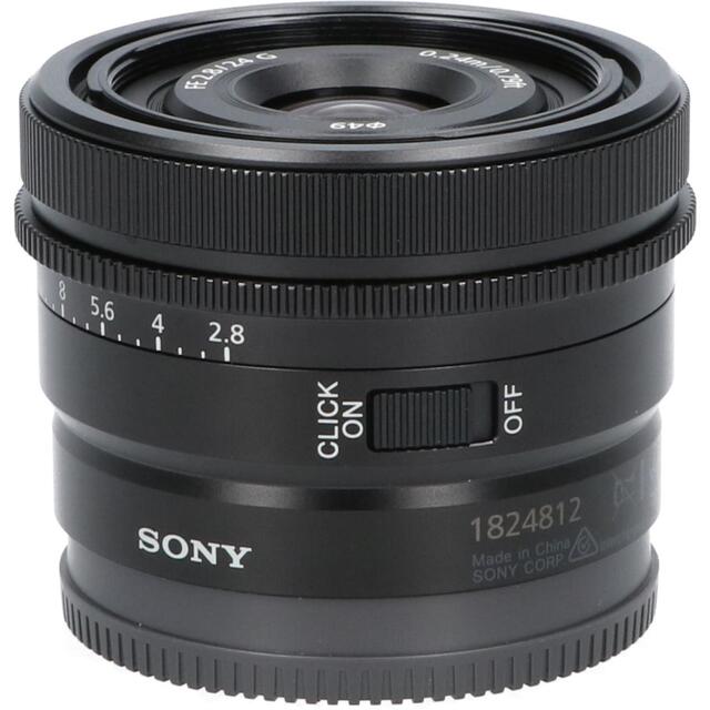 SANYO(サンヨー)のＳＯＮＹ　ＦＥ２４ｍｍ　Ｆ２．８Ｇ（ＳＥＬ２４Ｆ２８Ｇ） スマホ/家電/カメラのカメラ(レンズ(ズーム))の商品写真