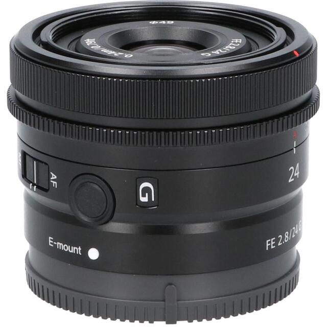 SANYO(サンヨー)のＳＯＮＹ　ＦＥ２４ｍｍ　Ｆ２．８Ｇ（ＳＥＬ２４Ｆ２８Ｇ） スマホ/家電/カメラのカメラ(レンズ(ズーム))の商品写真