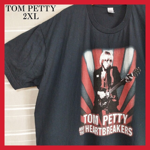 TOMPETTY トムペティ ハートブレイカーズ バンドTシャツ バンt 黒 | フリマアプリ ラクマ