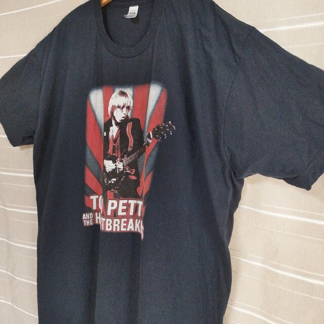 American Apparel(アメリカンアパレル)のTOMPETTY トムペティ ハートブレイカーズ バンドTシャツ バンt 黒 メンズのトップス(Tシャツ/カットソー(半袖/袖なし))の商品写真