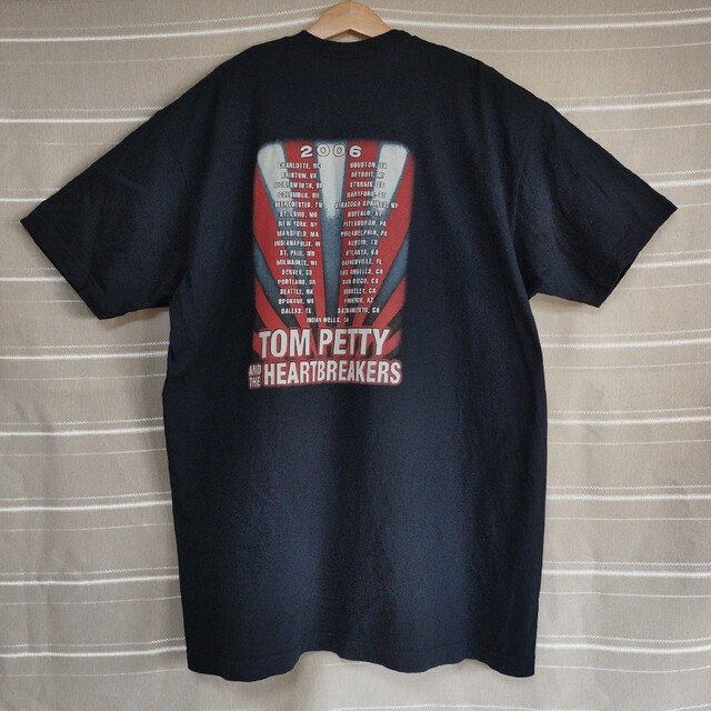 American Apparel(アメリカンアパレル)のTOMPETTY トムペティ ハートブレイカーズ バンドTシャツ バンt 黒 メンズのトップス(Tシャツ/カットソー(半袖/袖なし))の商品写真