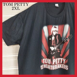 アメリカンアパレル(American Apparel)のTOMPETTY トムペティ ハートブレイカーズ バンドTシャツ バンt 黒(Tシャツ/カットソー(半袖/袖なし))