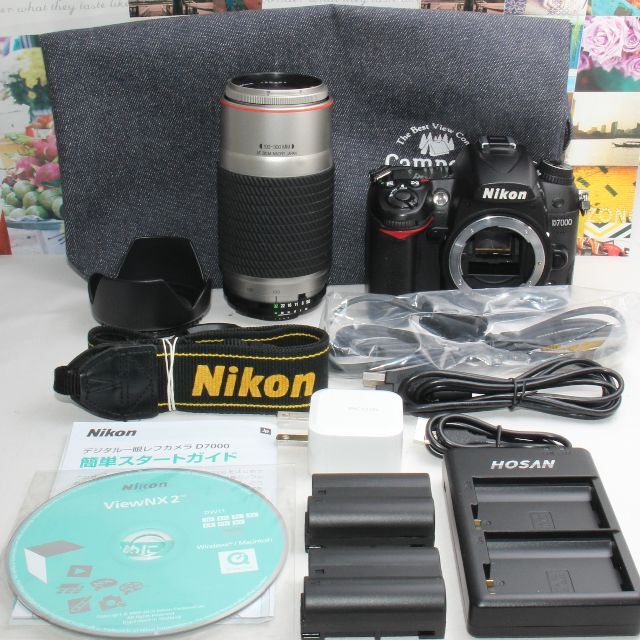 Nikon - ❤️予備バッテリー&カメラバッグ付❤️ニコン D7000 超望遠 ...