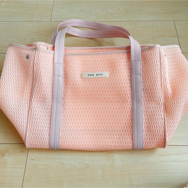 qbag nest M zip トートバッグ マザーズバッグ ピンク | www.smartbox