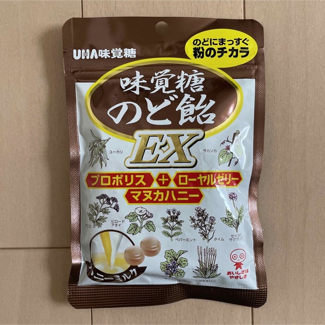 UHA味覚糖(ユーハミカクトウ)の味覚糖のど飴EX 袋 食品/飲料/酒の健康食品(その他)の商品写真