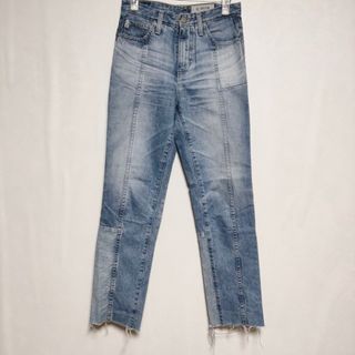 エージー(AG)のAG ダメージ加工 AG-ED DENIM パッチワークジーンズ デニムパンツ インディゴ レディース エージー【中古】3-0430G∞(デニム/ジーンズ)