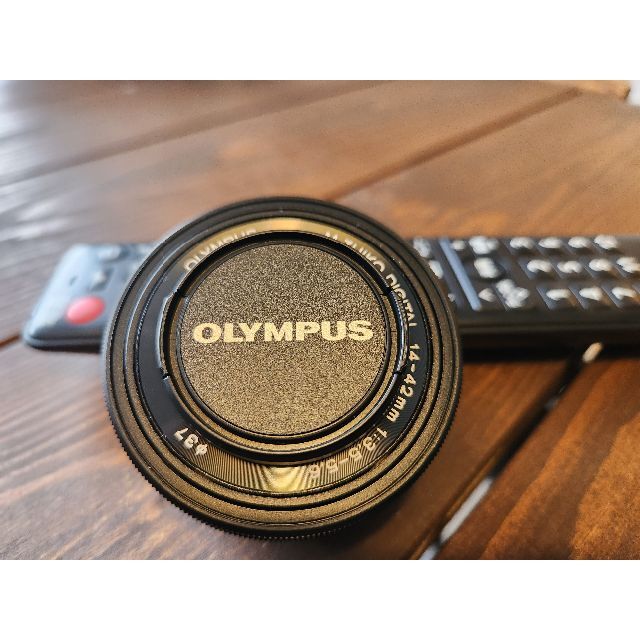 OLYMPUS(オリンパス)のOLYMPUS E-M5mark2／14-42mm F3.5-5.6 EZ BL スマホ/家電/カメラのカメラ(ミラーレス一眼)の商品写真