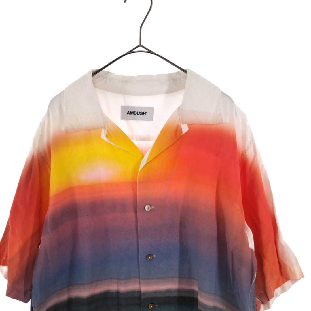 AMBUSH アンブッシュ Hawaiian tie-dye short-sleeved shirt 12111681 ハワイアンシャツ タイダイショートスリーブシャツ 半袖シャツ マルチカラー ホワイト