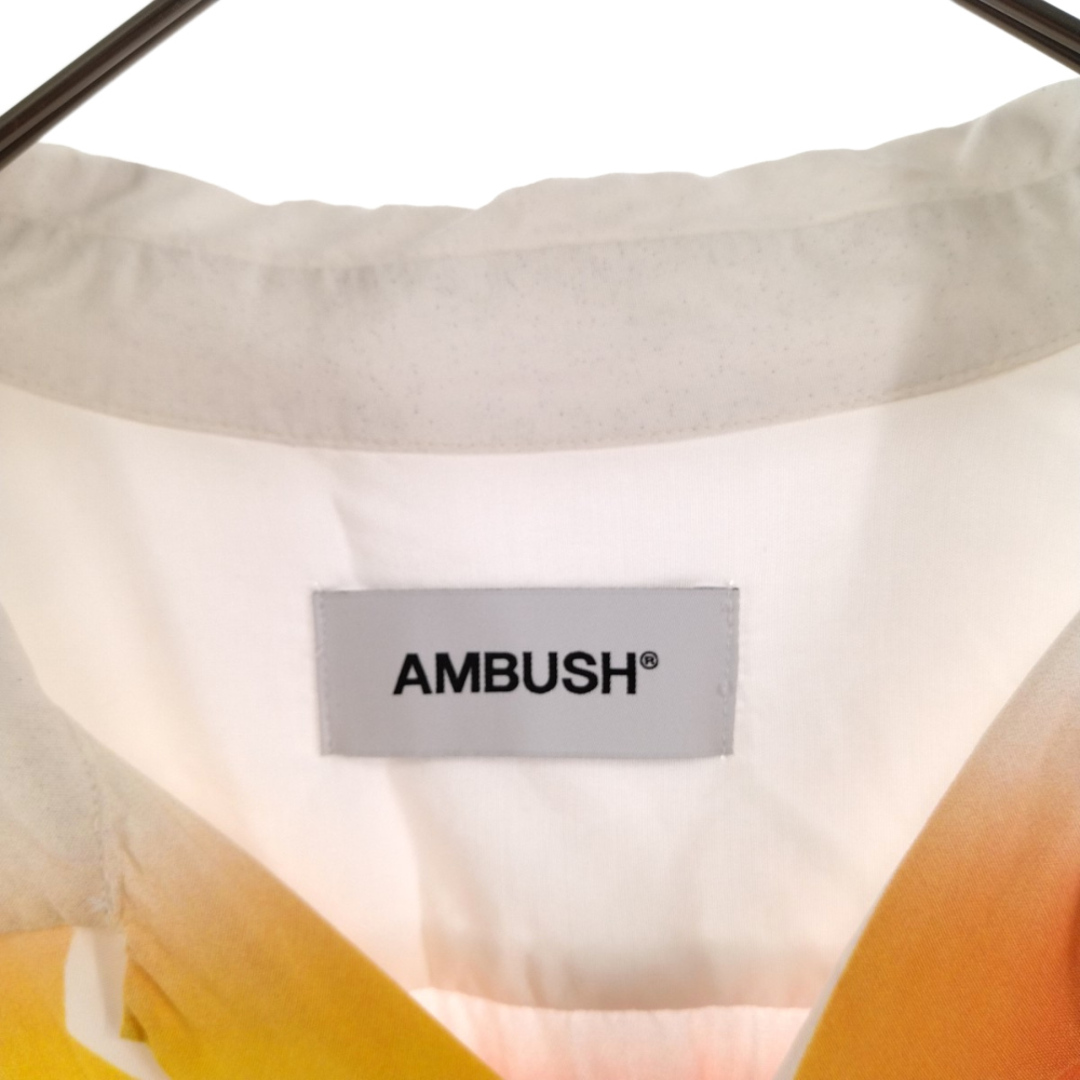 AMBUSH アンブッシュ Hawaiian tie-dye short-sleeved shirt 12111681 ハワイアンシャツ タイダイショートスリーブシャツ 半袖シャツ マルチカラー ホワイト