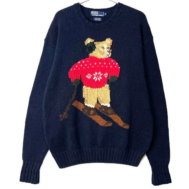 Ralph Lauren ポロベアー リネンコットン クルーネックニット | フリマアプリ ラクマ