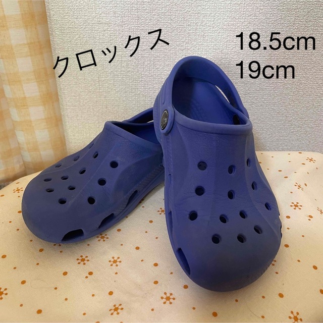 crocs - クロックス サンダル ブルー ☆ 18.5cm 19cm バヤ グロッグの