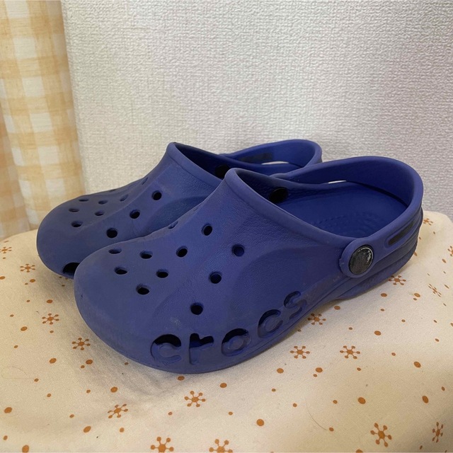 crocs - クロックス サンダル ブルー ☆ 18.5cm 19cm バヤ グロッグの