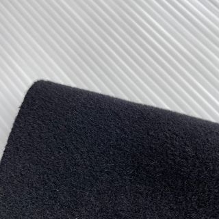美品 クードシャンス コート 黒 ブラック アンゴラ 羊毛 38