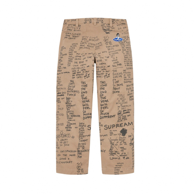 Supreme Gonz Poems Chino Pant