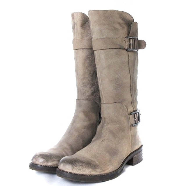ブルーノプレミ ベルテッドミドルブーツ エンジニア 38 24cm位 □SM