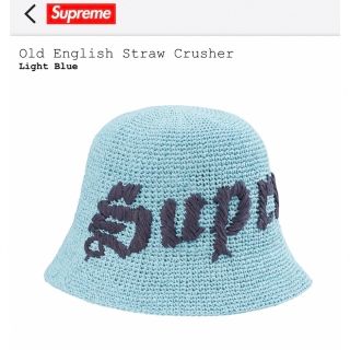 シュプリーム(Supreme)のSupreme Old English Straw Crusher(ハット)