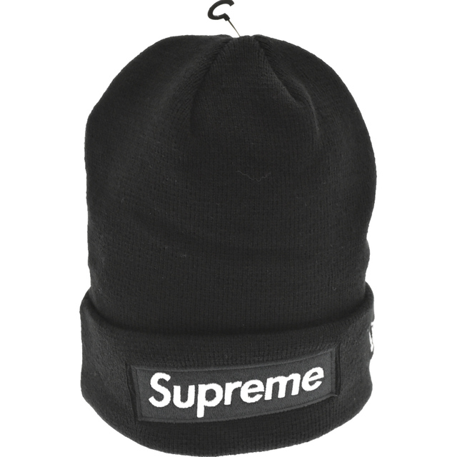 SUPREME シュプリーム 22AW×New Era Box Logo Beanie ニューエラ ボックスロゴビーニー ニット帽 ブラック