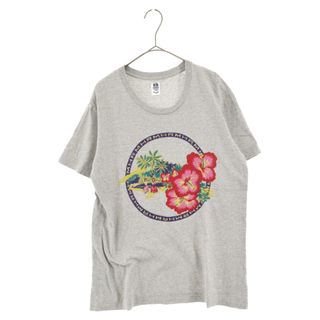 ハリウッドランチマーケット(HOLLYWOOD RANCH MARKET)のHOLLYWOOD RANCH MARKET ハリウッド ランチ マーケット Hawaiian Printe Tshirt ハワイアン プリント 半袖 Tシャツ グレー(Tシャツ/カットソー(半袖/袖なし))