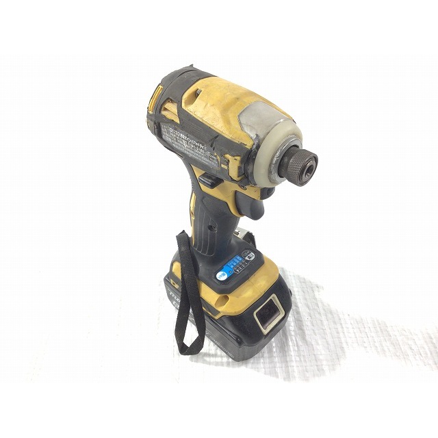 Makita(マキタ)の☆中古品☆makita マキタ 18V 充電式インパクトドライバ TD172D 黄/イエロー バッテリー BL1850B(18V 5.0Ah)付き 71362 自動車/バイクのバイク(工具)の商品写真