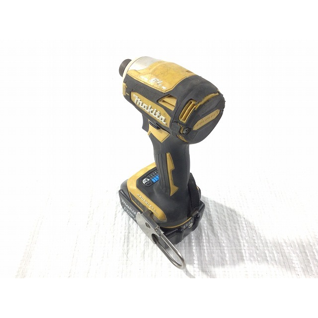 ☆品☆makita マキタ 18V 充電式インパクトドライバ TD172D 黄/イエロー バッテリー BL1850B(18V 5.0Ah)付き 71362