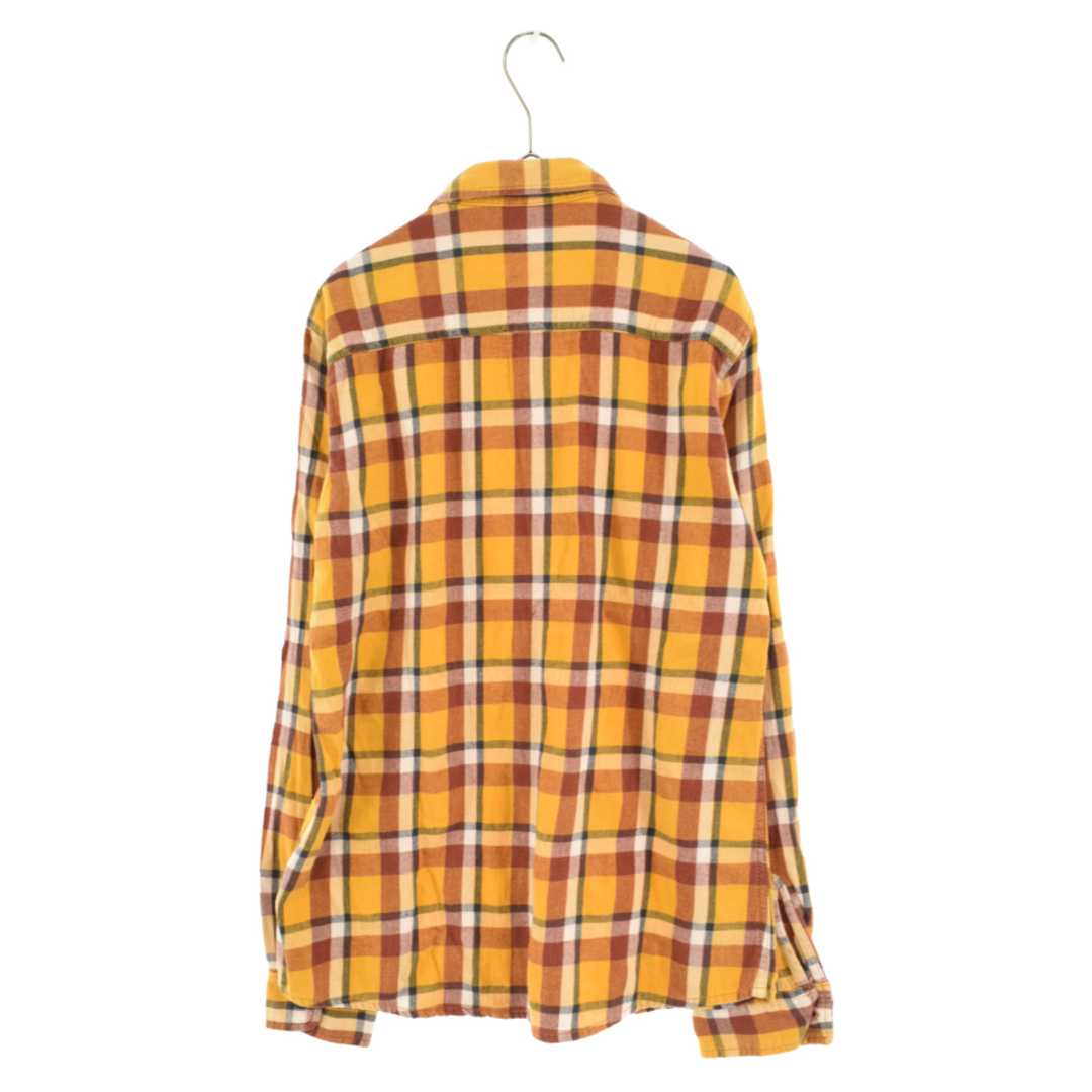 HOLLYWOOD RANCH MARKET(ハリウッドランチマーケット)のHOLLYWOOD RANCH MARKET ハリウッド ランチ マーケット GAIJIN MADE Check Long Sleeve Shirt ガイジンメイド 長袖チェックシャツ イエロー メンズのトップス(シャツ)の商品写真