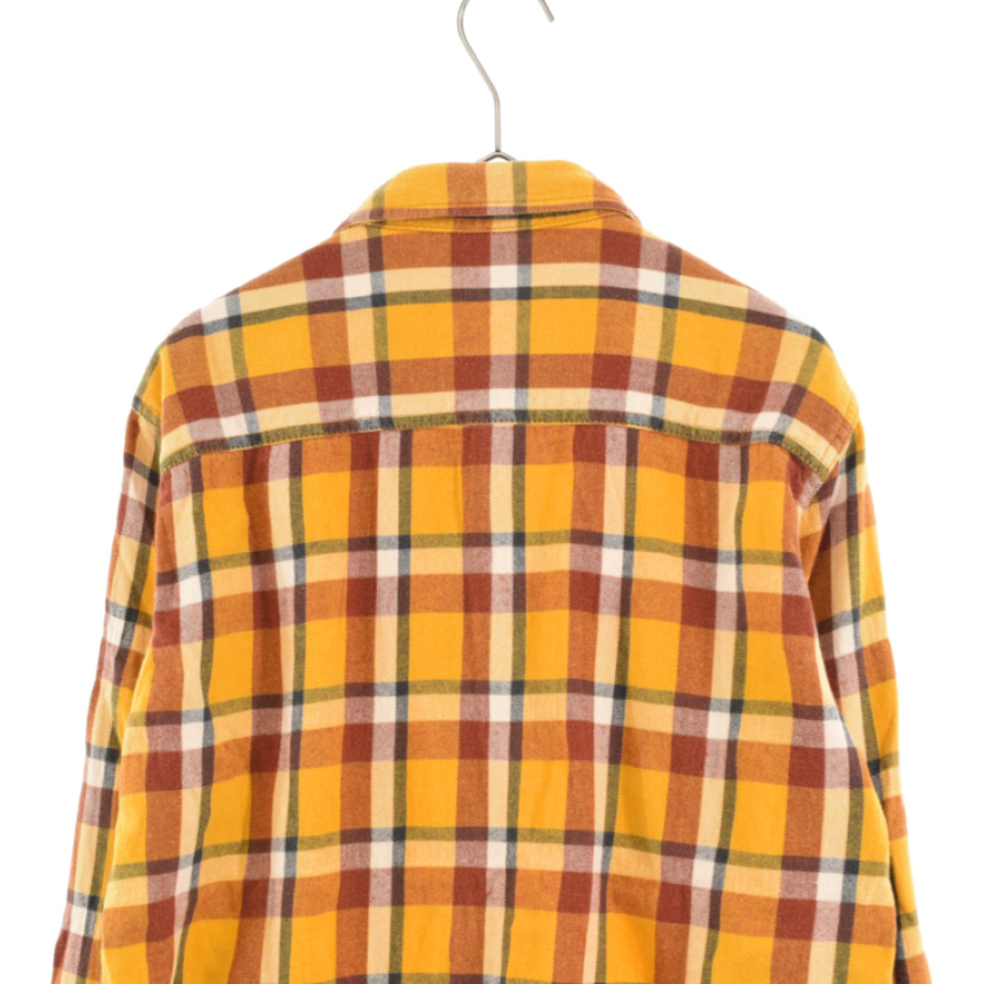 HOLLYWOOD RANCH MARKET(ハリウッドランチマーケット)のHOLLYWOOD RANCH MARKET ハリウッド ランチ マーケット GAIJIN MADE Check Long Sleeve Shirt ガイジンメイド 長袖チェックシャツ イエロー メンズのトップス(シャツ)の商品写真